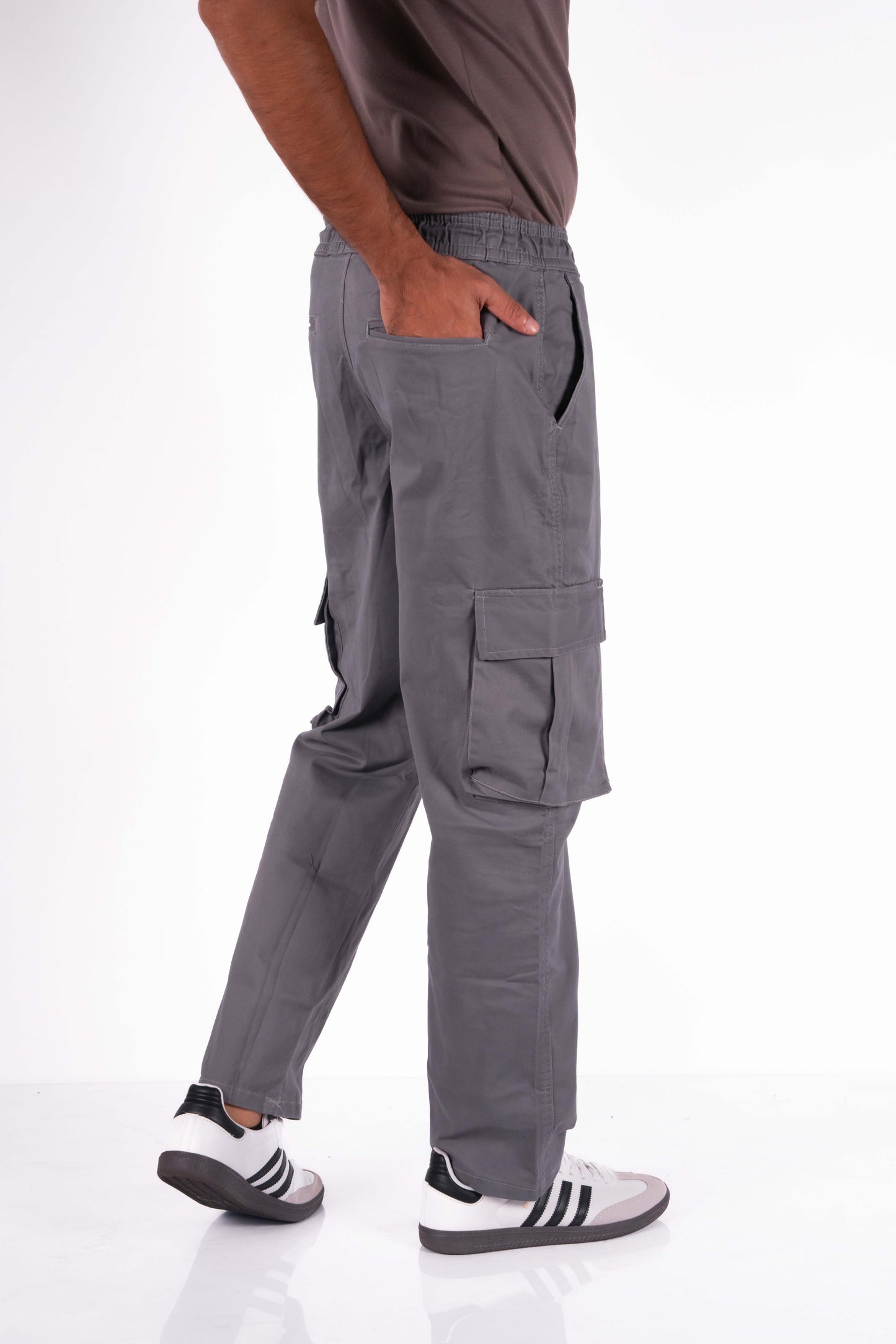 Straight Fit Cargo - Gray