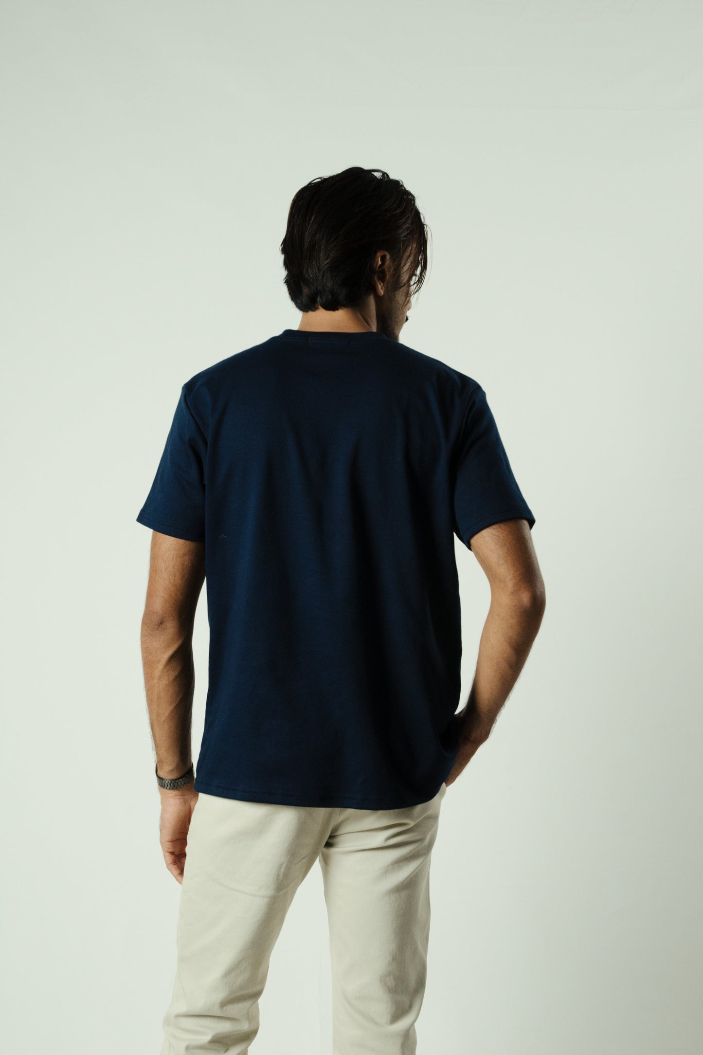 Refined Slim T - Navy Blue
