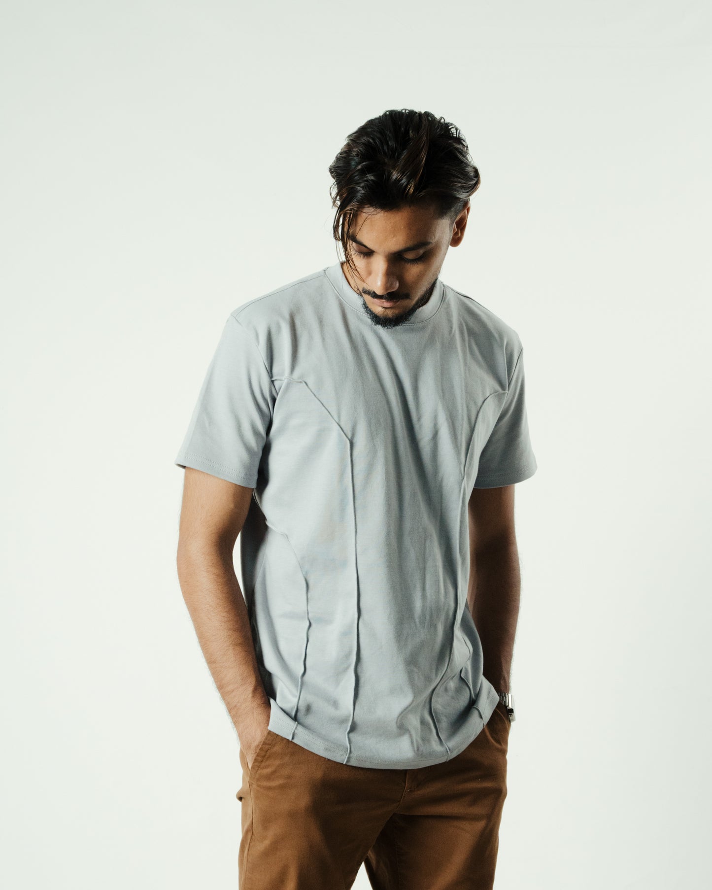 Refined Slim T - French Gray