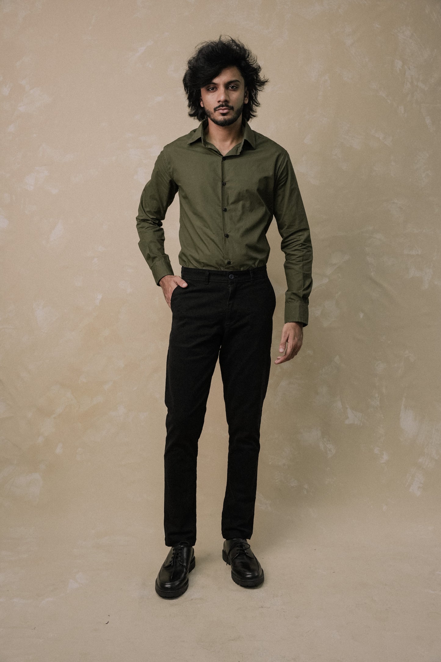 All Round - Navy Green