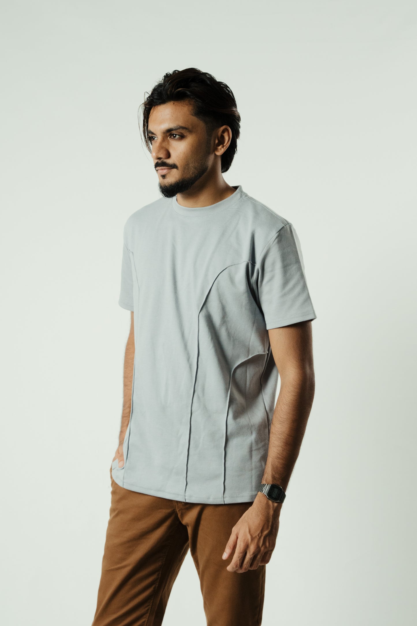Refined Slim T - French Gray