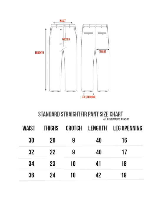 Straight Fit Denim - Ice Blue
