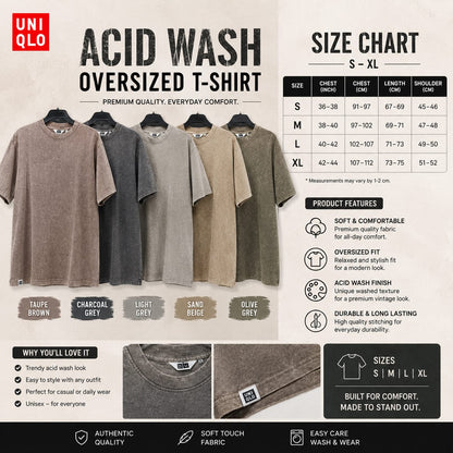 Uniqlo Acid Wash Tshirt