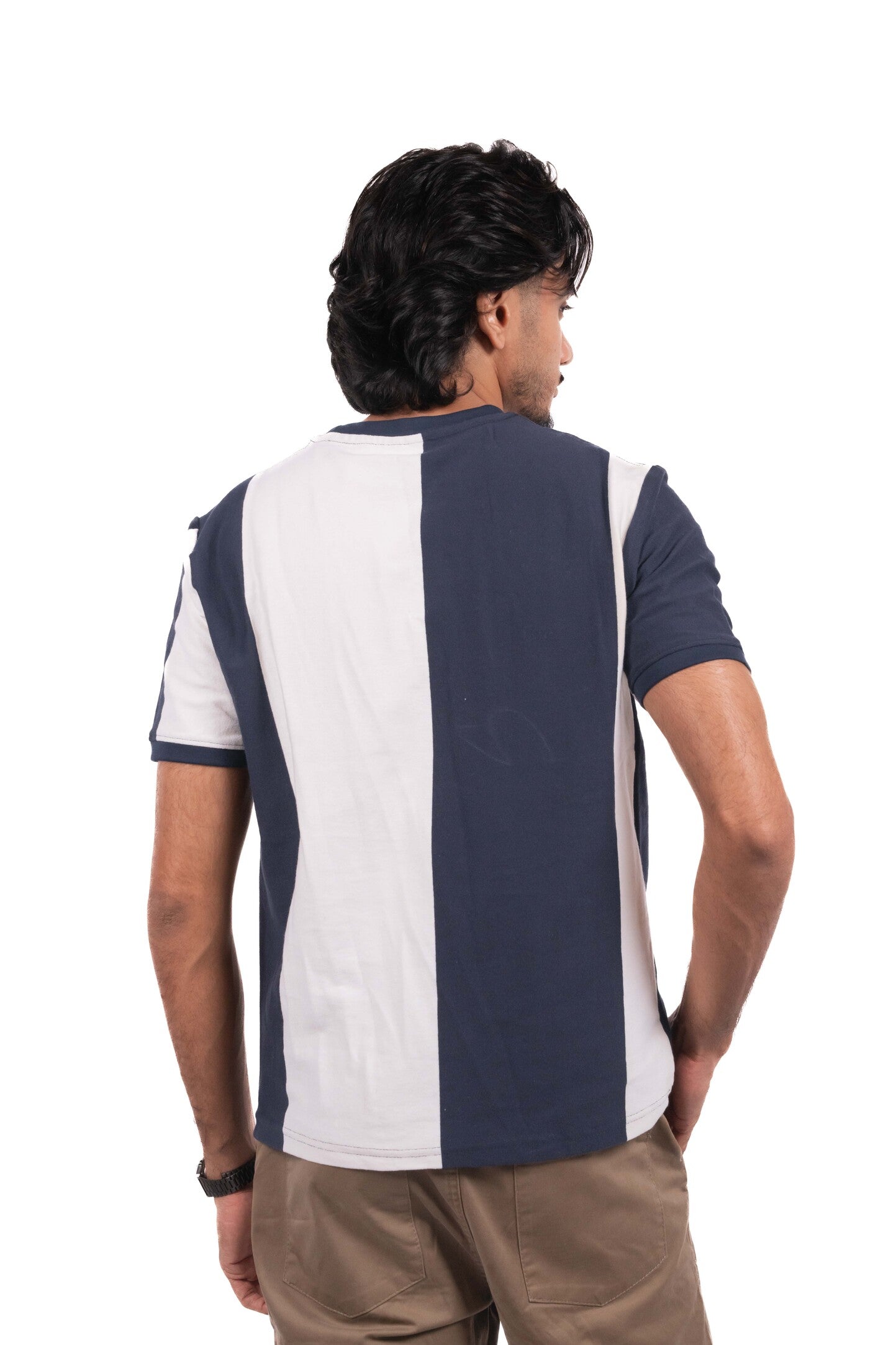 Monoline Crop Tshirt - Midnight Blue