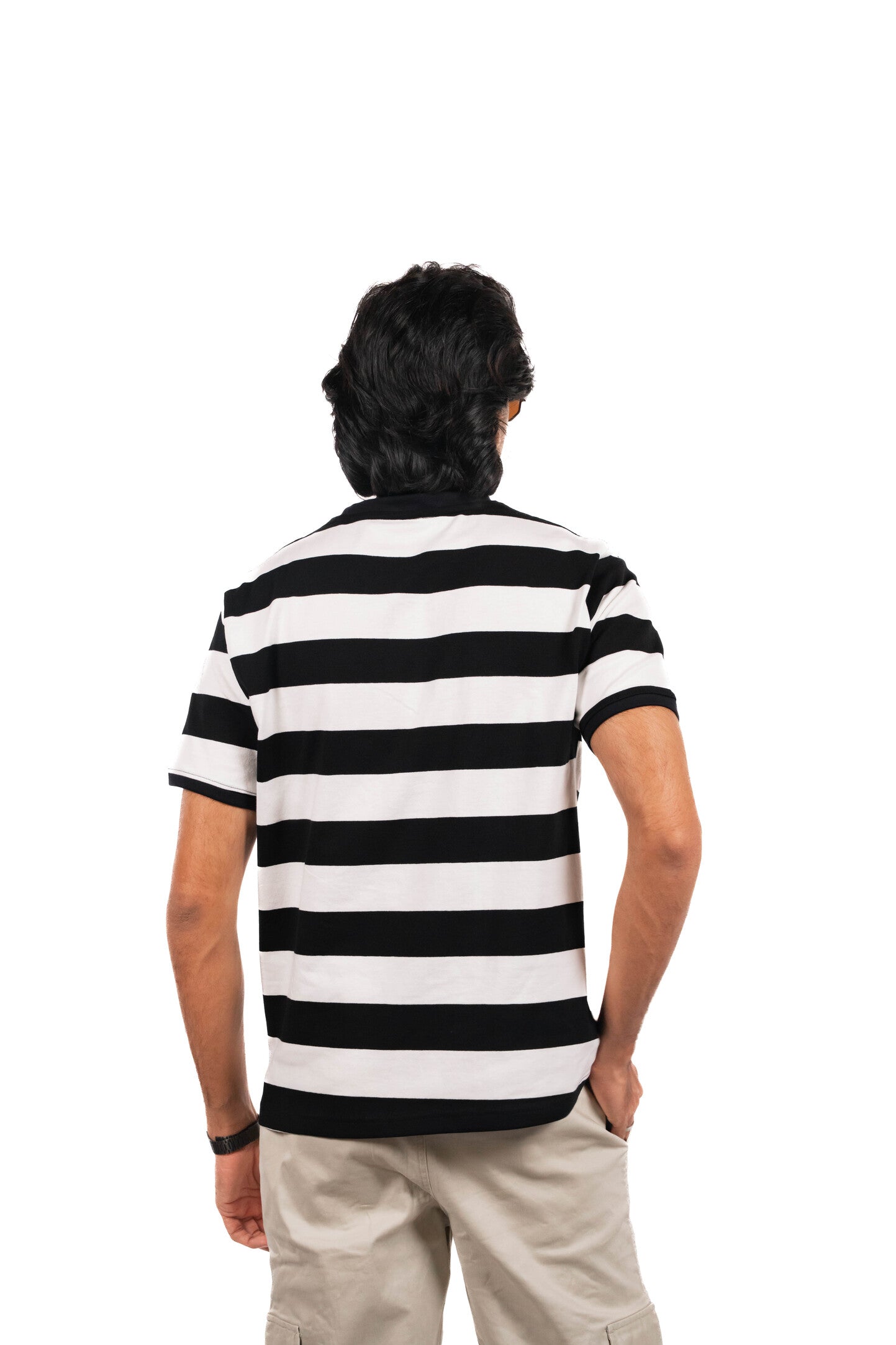 Monostrip Tshirts - Black/White