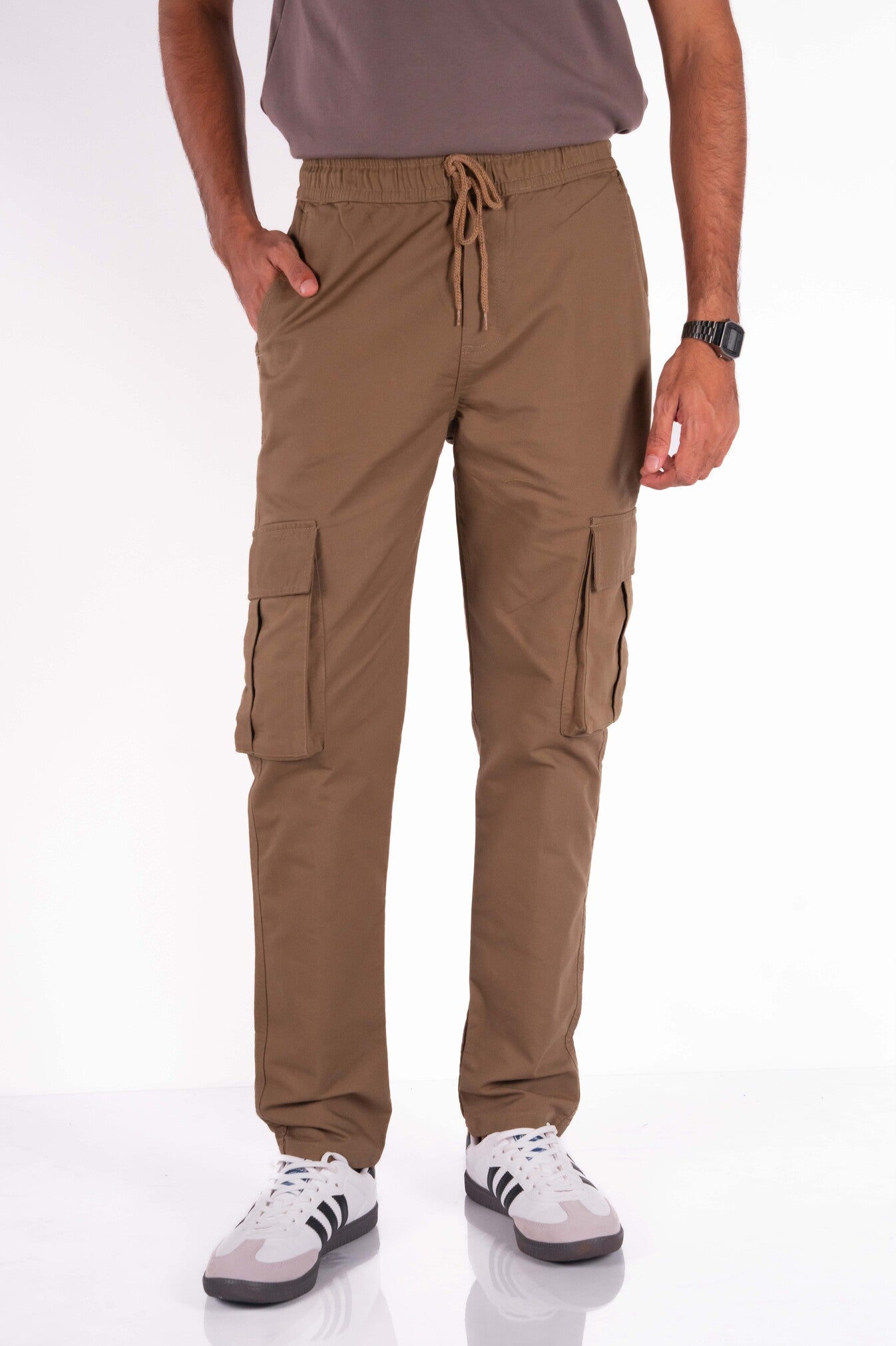 Slim Fit Cargo - Khaki
