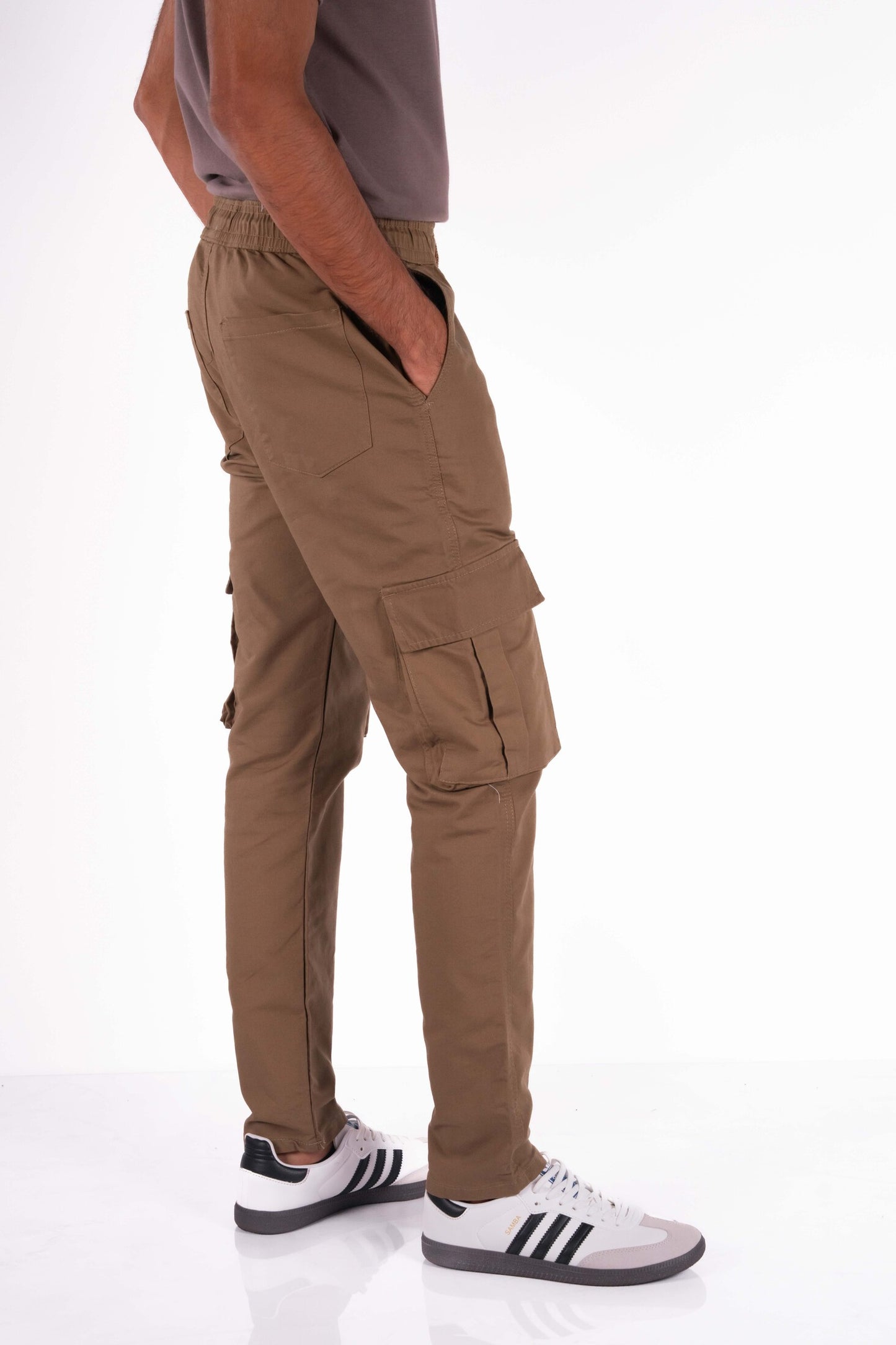 Slim Fit Cargo - Khaki