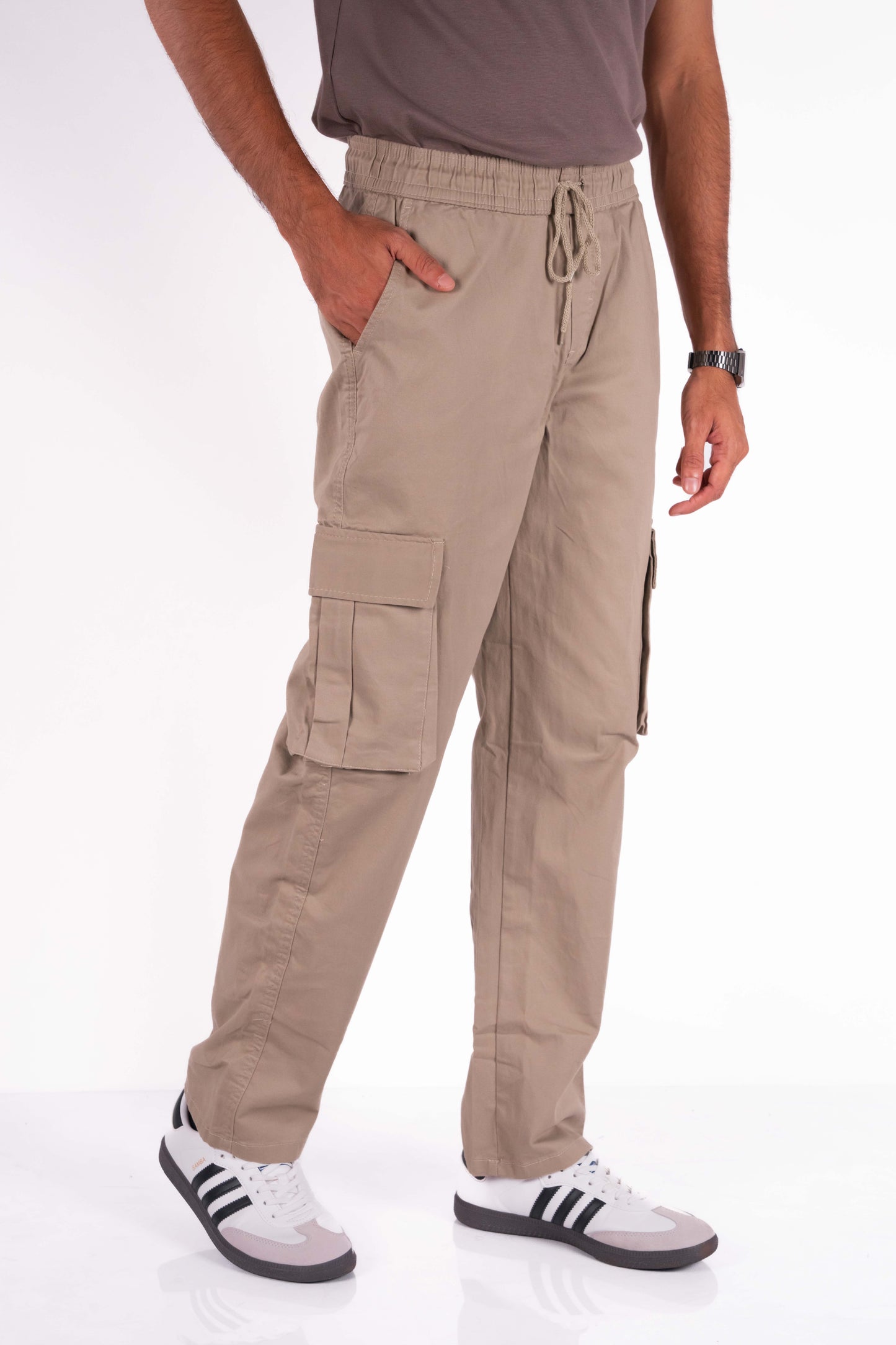 Straight Fit Cargo - Mocha