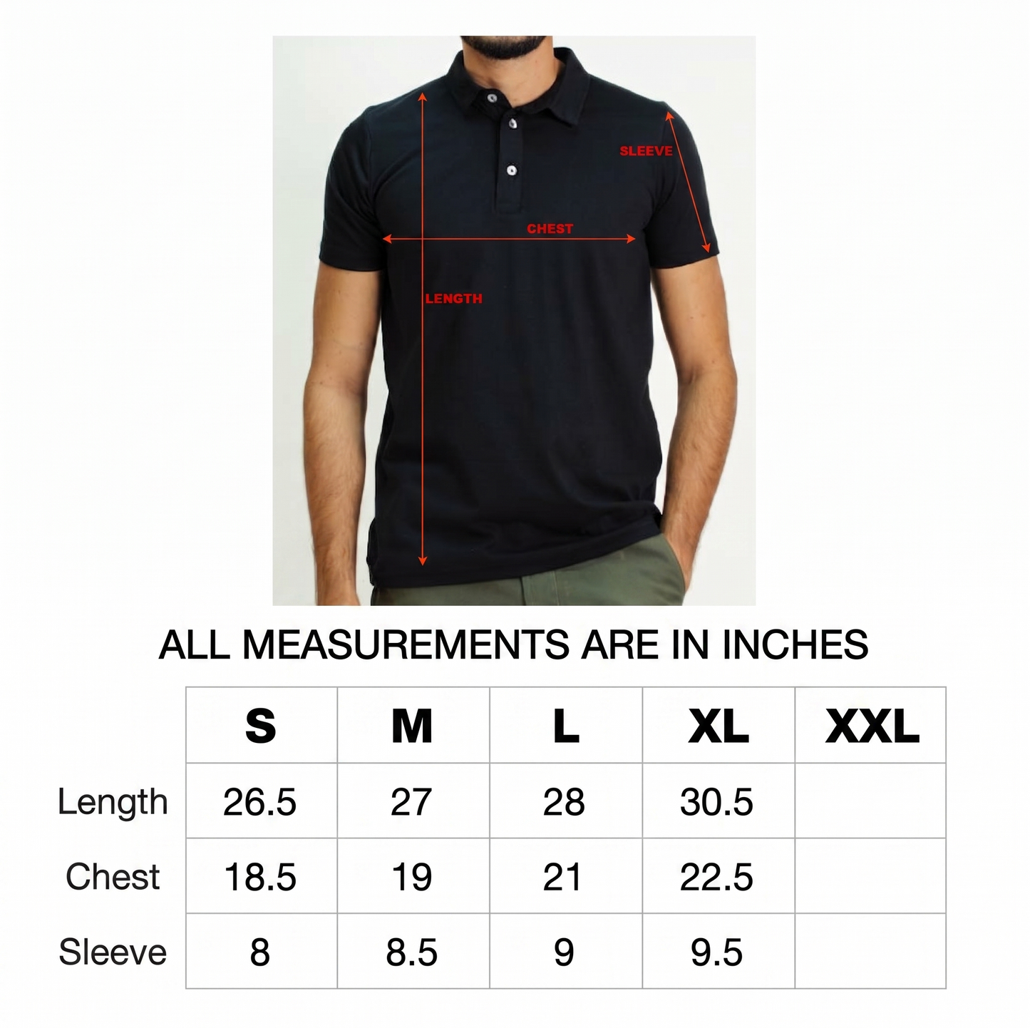 Black Sick Polo