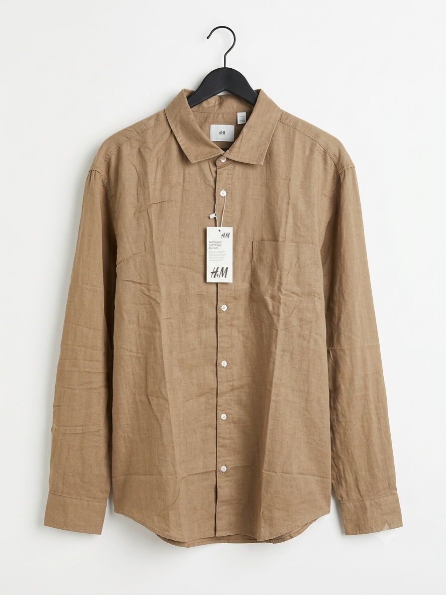 H&M Linen Shirt Long sleeves