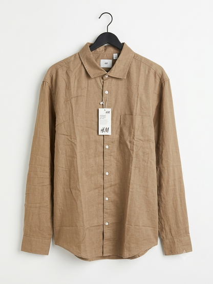 H&M Linen Shirt Long sleeves