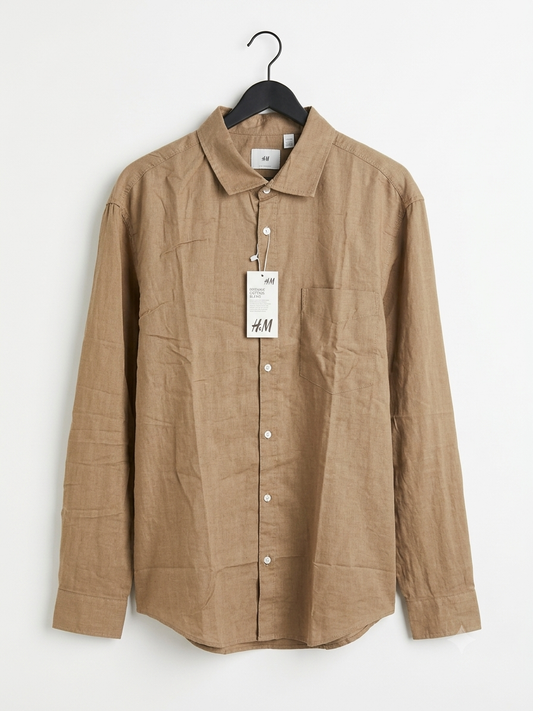 H&M Linen Shirt Long sleeves