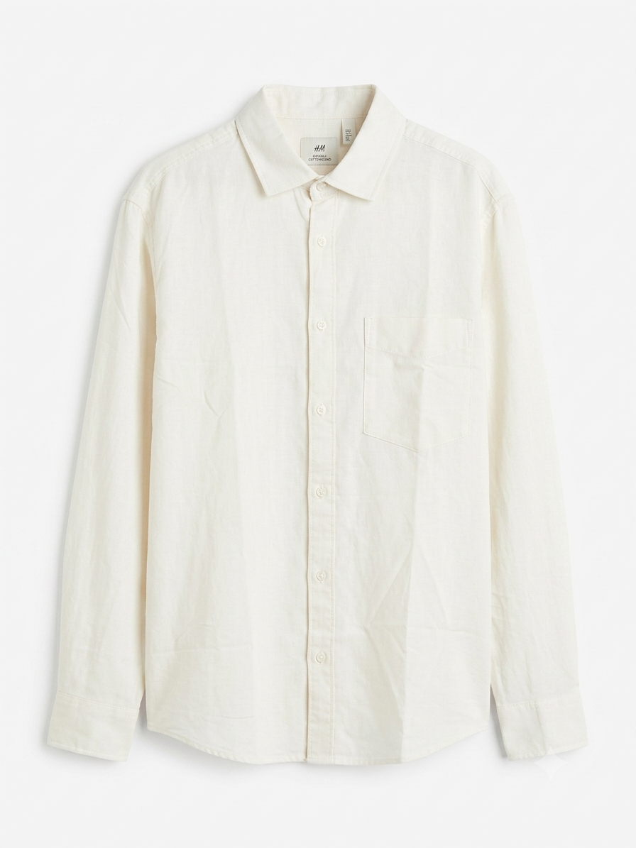 H&M Linen Shirt Long sleeves