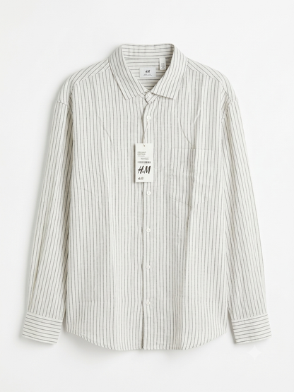 H&M Linen Shirt Long sleeves