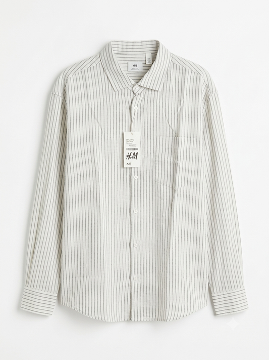 H&M Linen Shirt Long sleeves