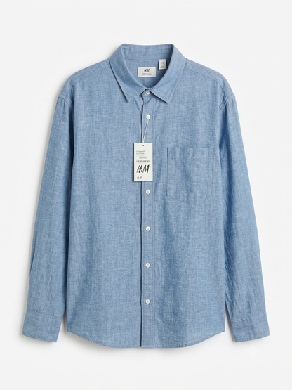 H&M Linen Shirt Long sleeves
