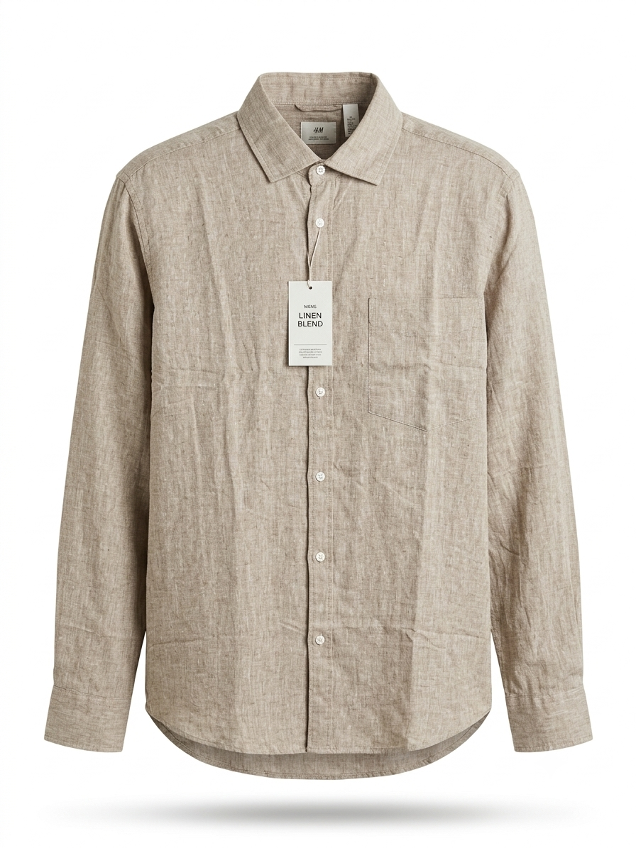 H&M Linen Shirt Long sleeves
