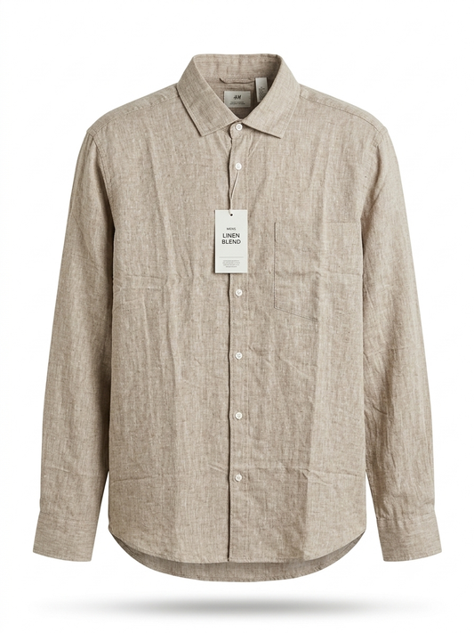 H&M Linen Shirt Long sleeves