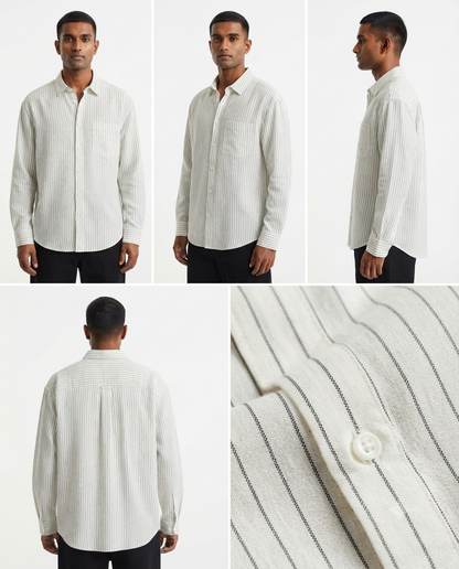 H&M Linen Shirt Long sleeves