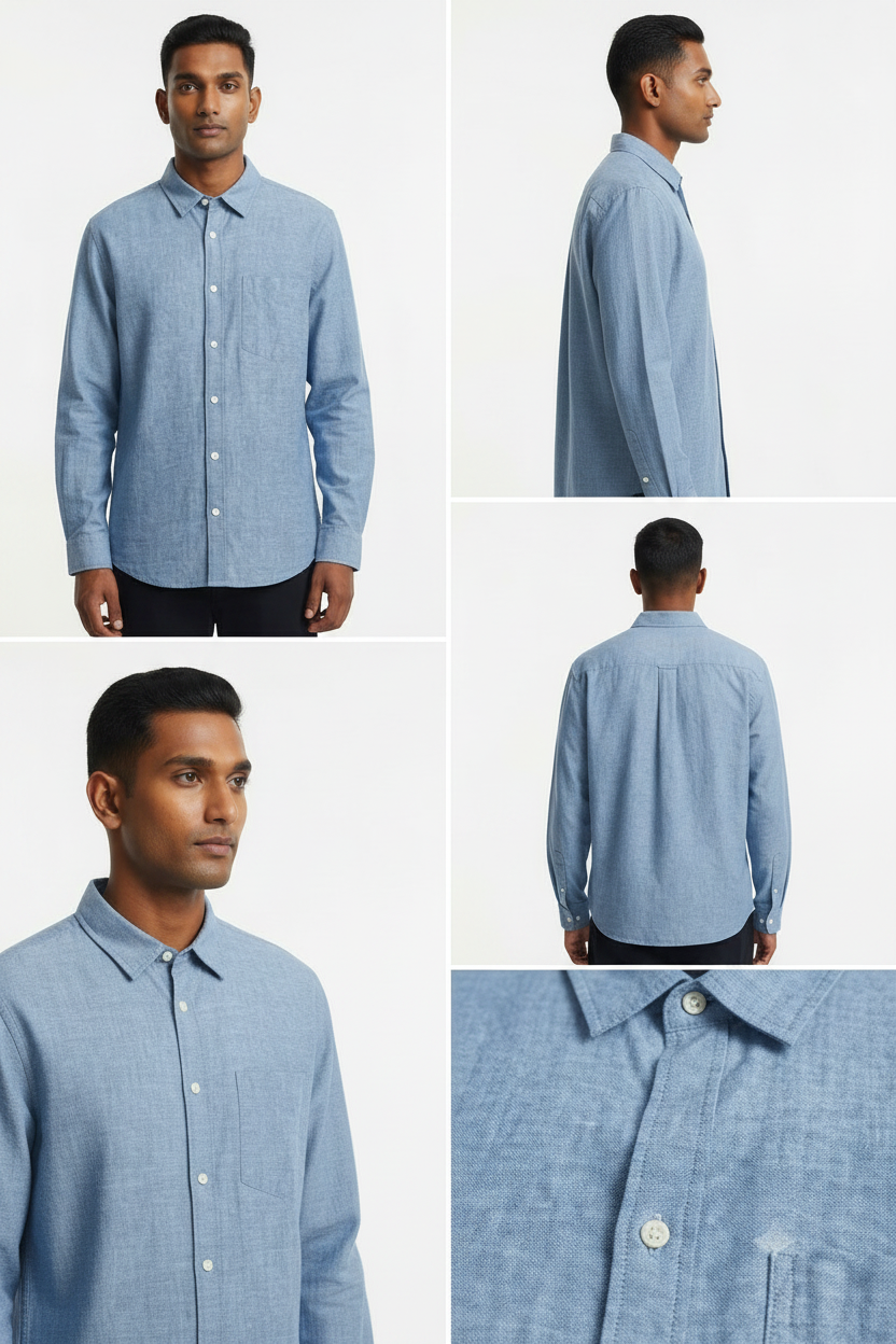 H&M Linen Shirt Long sleeves