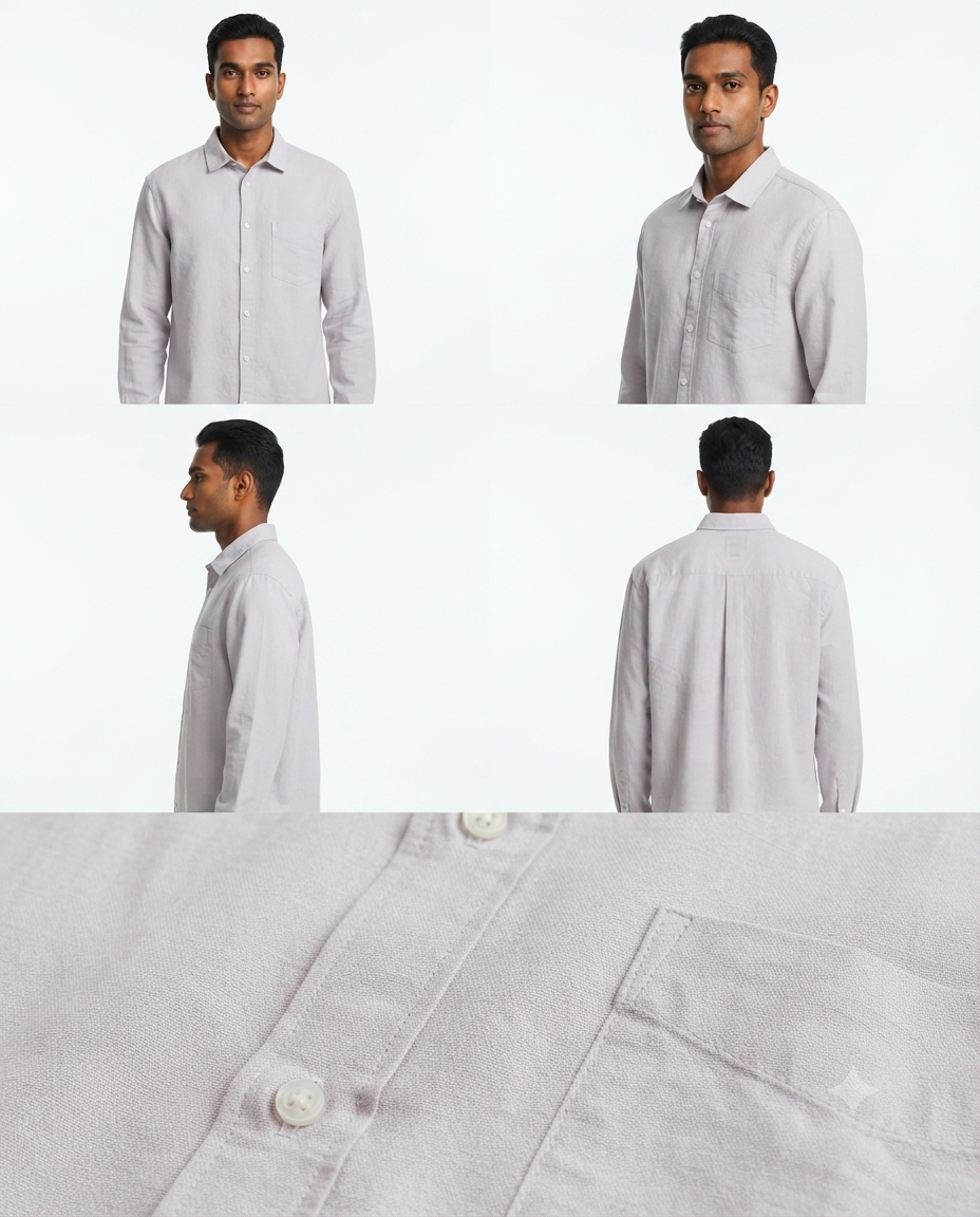 H&M Linen Shirt Long sleeves
