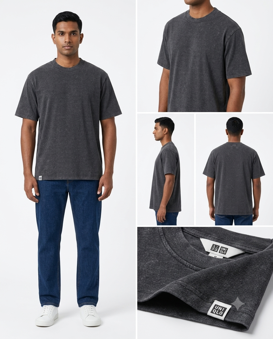 Uniqlo Acid Wash Tshirt