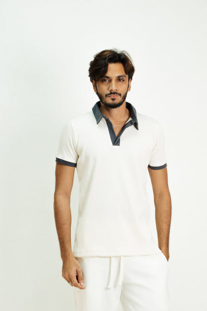 Rib Polo - Off white