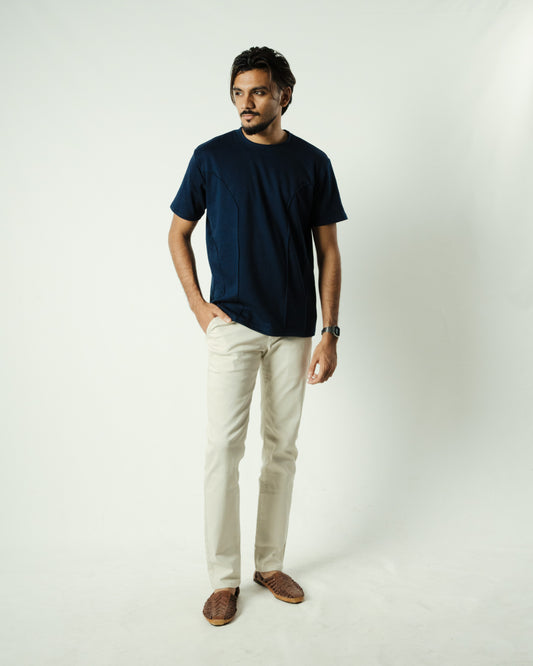 Refined Slim T - Navy Blue