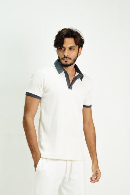 Rib Polo - Off white