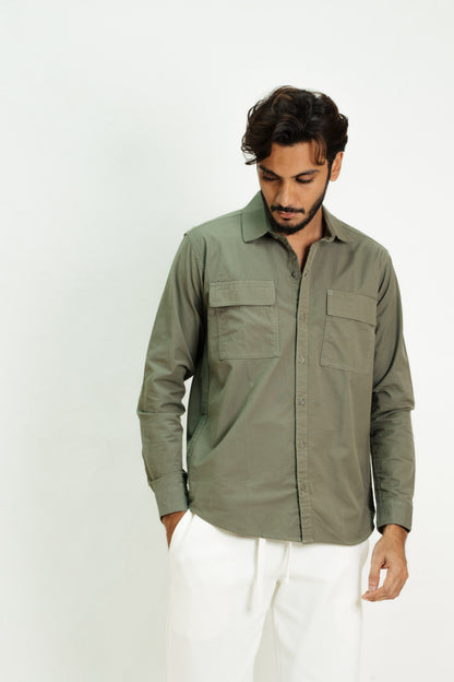 Utility Shirt - Hunter Green