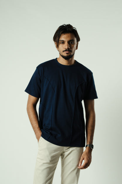 Refined Slim T - Navy Blue