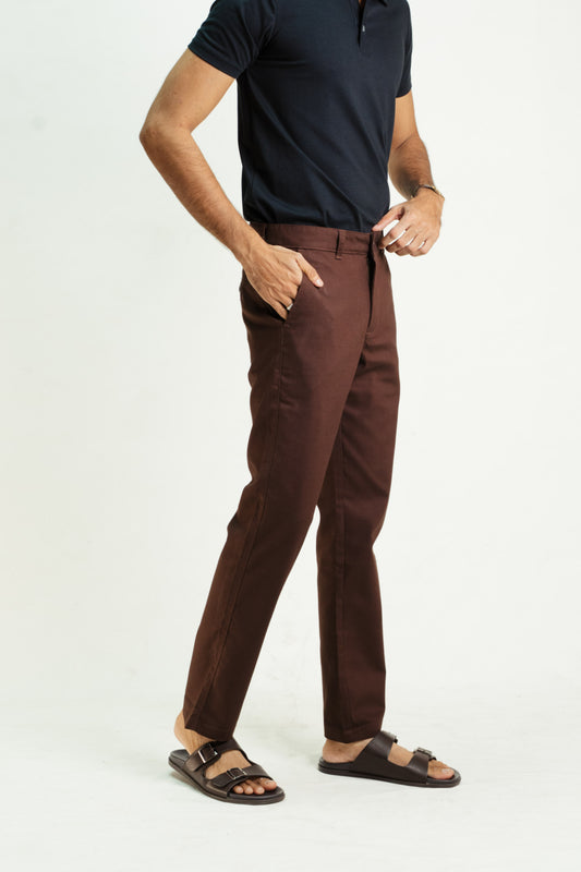 Chino Pant - Dark Burgundy