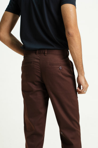 Chino Pant - Dark Burgundy