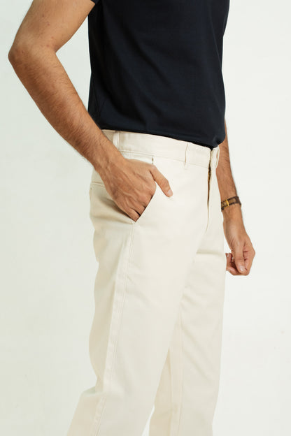 Chino Pant - Off Cream