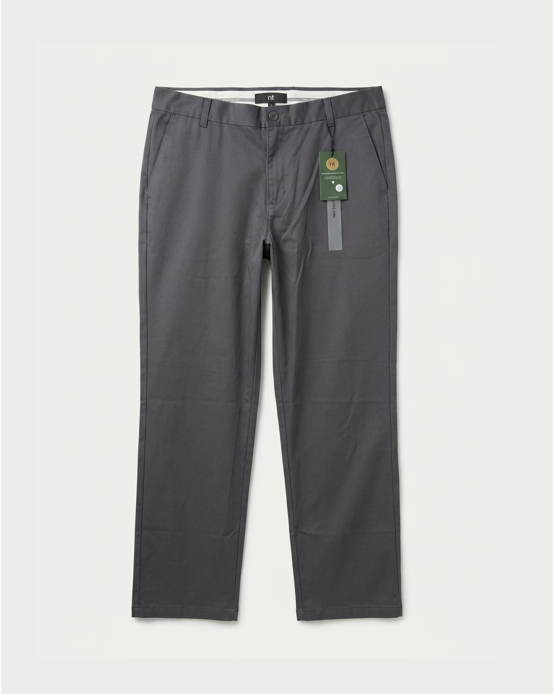 NT Straight Fit Chino Pant - Dark Grey