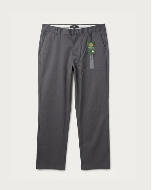 NT Straight Fit Chino Pant - Dark Grey