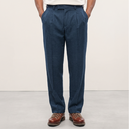 NT Formal Linen Pant - Navy Blue
