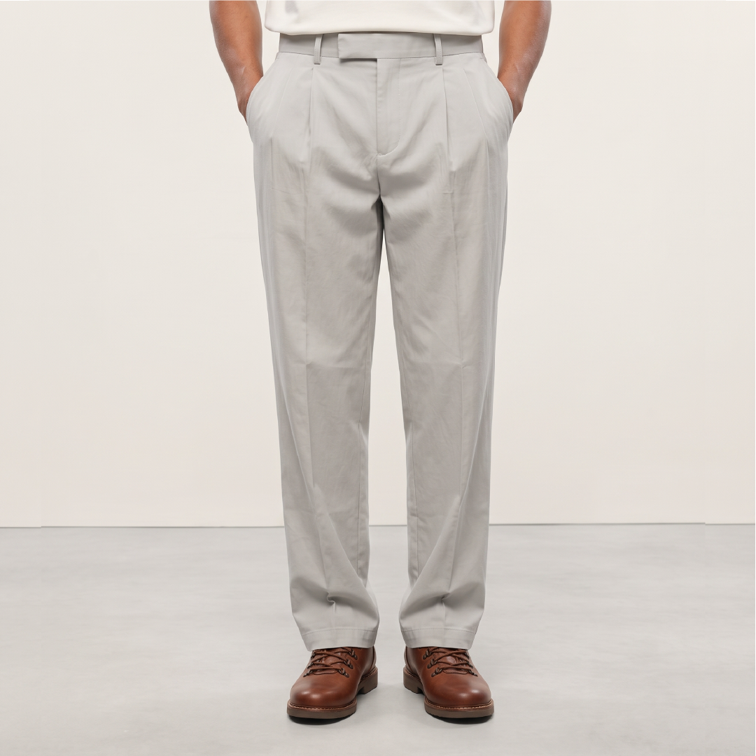 NT Formal Linen Pant - Light Ash