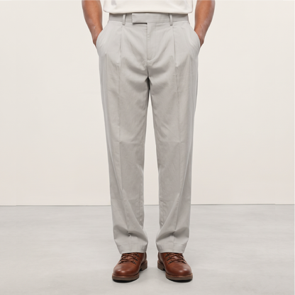 NT Formal Linen Pant - Light Ash
