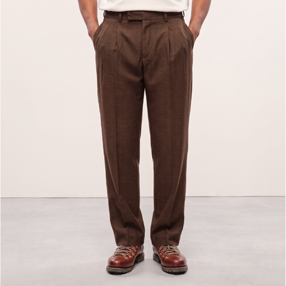 NT Formal Linen Pant - Brown