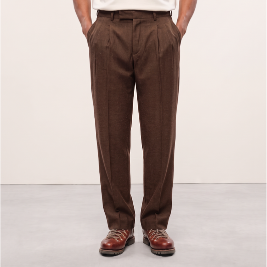 NT Formal Linen Pant - Brown