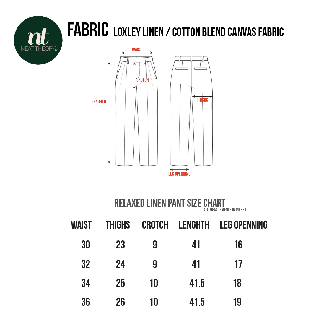 NT Formal Linen Pant - Light Ash