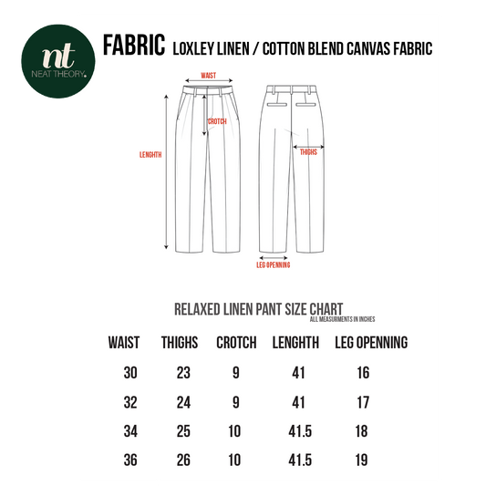 NT Formal Linen Pant - Brown