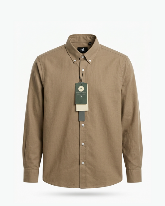 NT Shirt Longsleev - Light wood