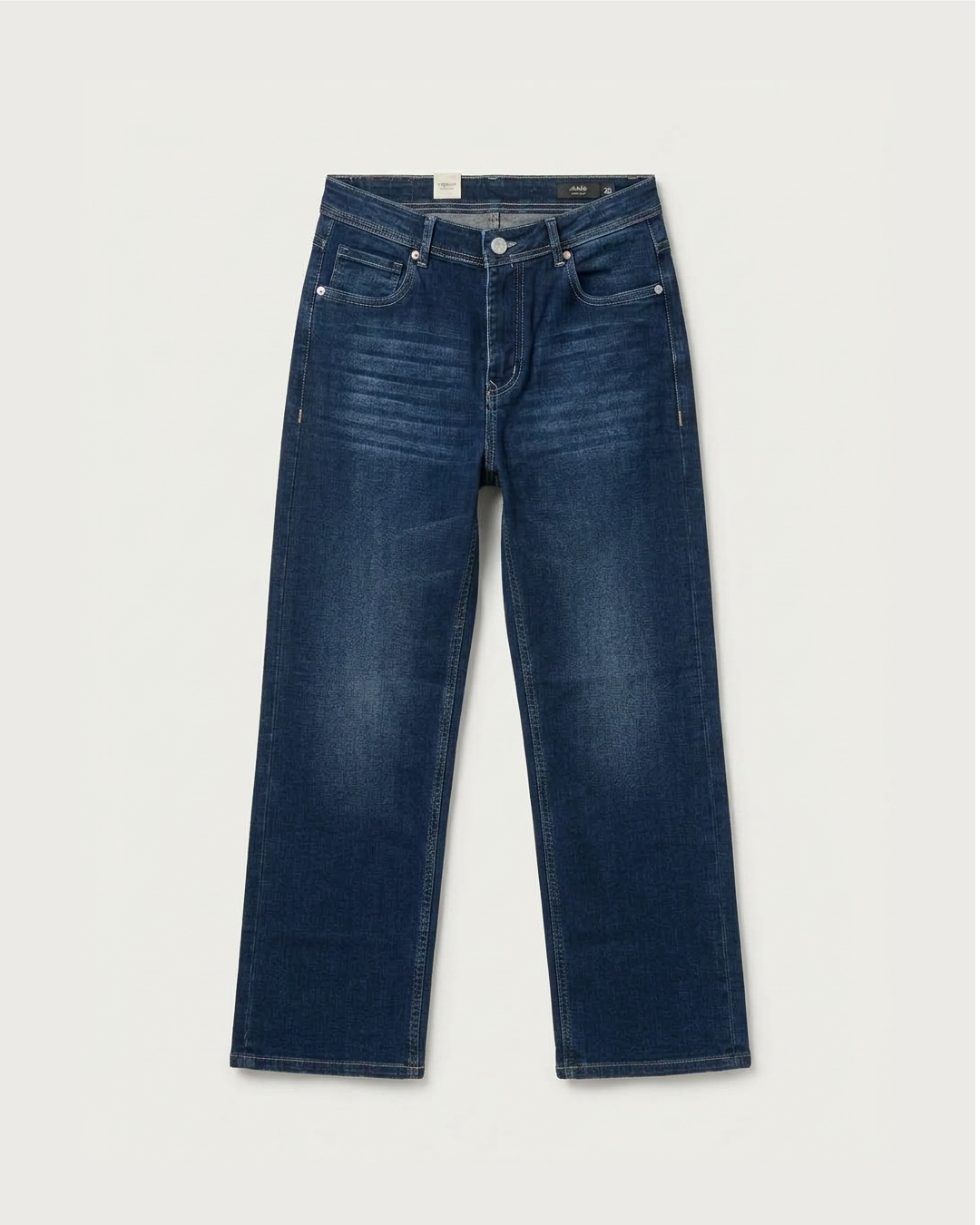 Straight Fit Denim - Dark navy blue