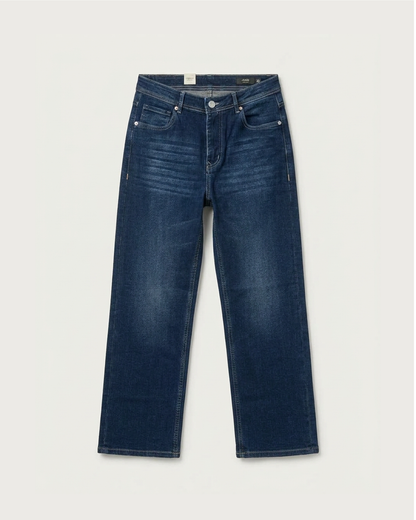 Straight Fit Denim - Dark navy blue