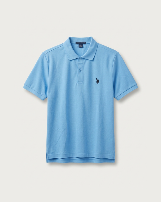 USPA Polo Tshirt - Sky Blue